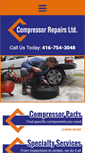 Mobile Screenshot of compressorrepairs.ca